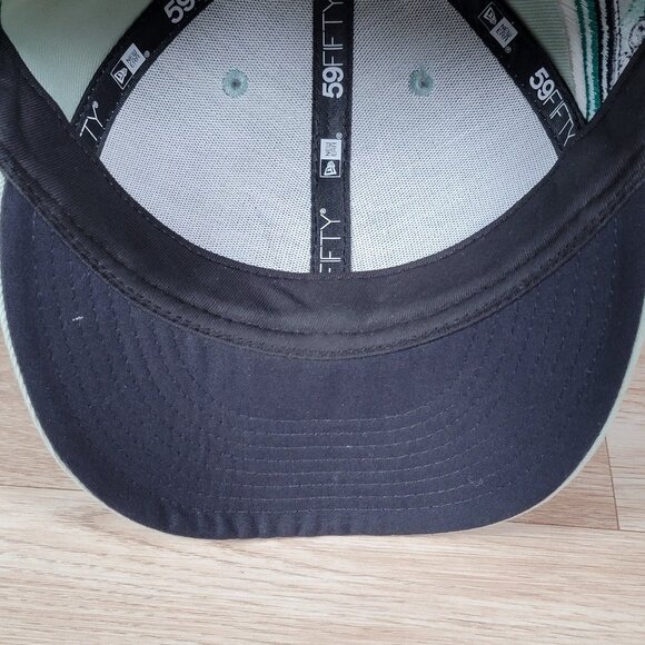 Miami Marlins New Era 59Fifty Hat Cap Light Green Size 7 1/2 All Star Game 2023 - Picture 7 of 9